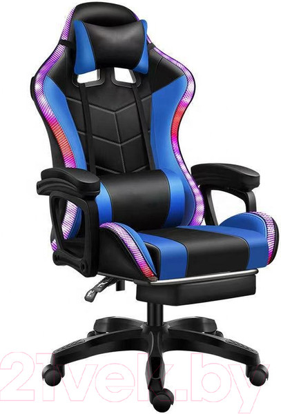 Изображение товара Кресло геймерское Jiqiao DG8003-ЧС (черный/синий)