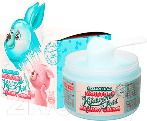 Изображение товара Крем для лица Elizavecca Moisture Hyaluronic Acid Memory Cream (100г)