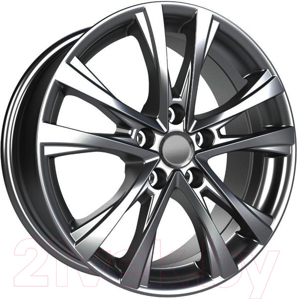 Литой диск K&K KC776 Tiguan 17x7" 5x112мм DIA 57.1мм ET 40мм Дарк платинум — фото 3