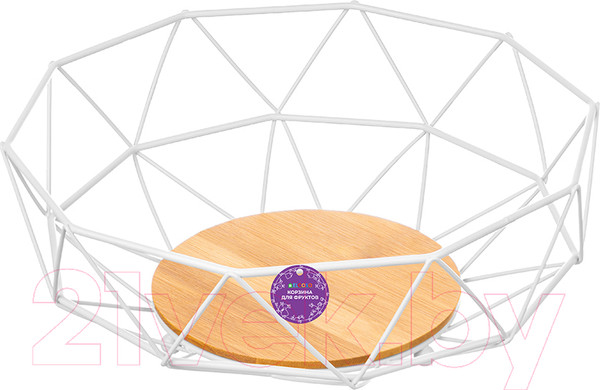 Изображение товара Фруктовница El Casa 240316 (белый)