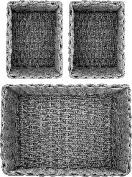 Изображение товара Набор корзин El Casa 240348 (серый)