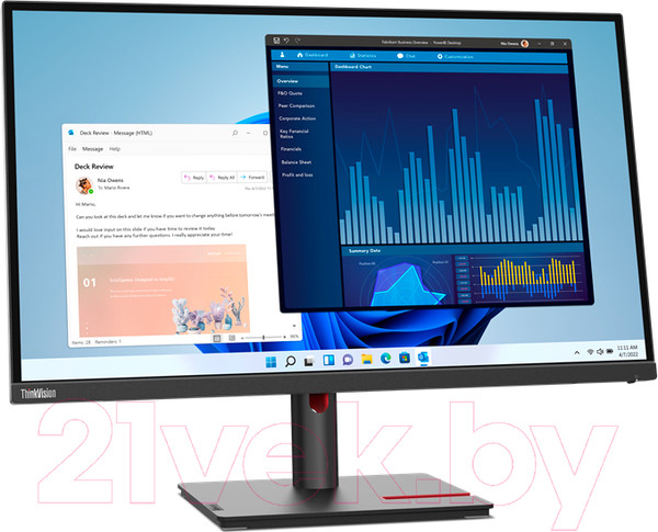 Изображение товара Монитор Lenovo ThinkVision T27p-30 (63A9GAT1EU)