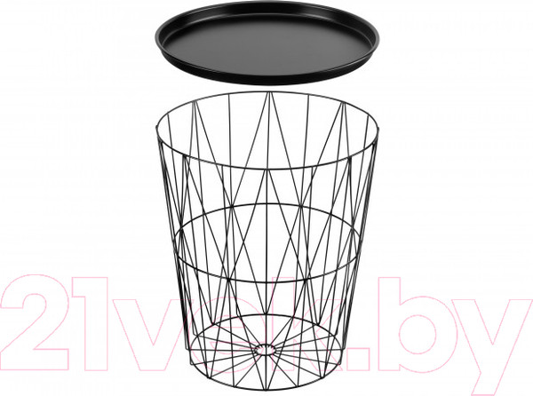 Изображение товара Журнальный столик El Casa 240354 (черный)