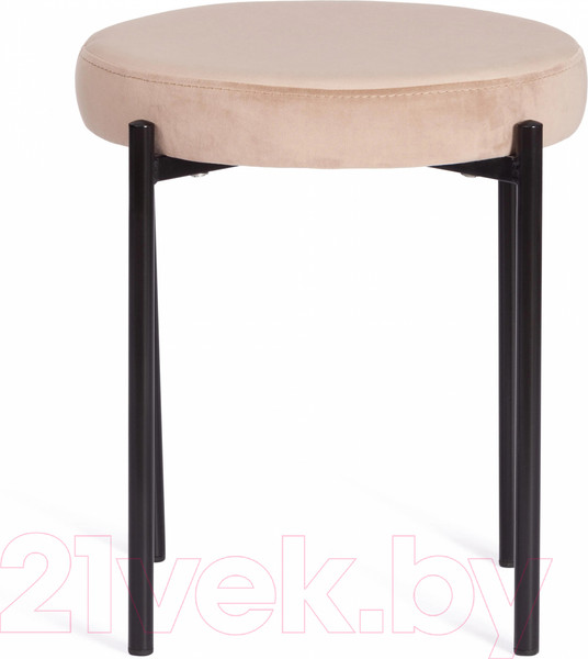 Изображение товара Табурет Tetchair Revo ткань/металл (бежевый Barkhat 5/черный)