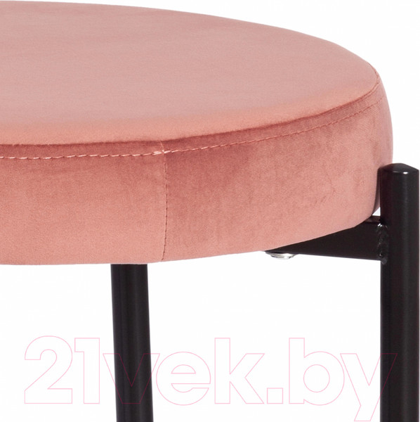 Изображение товара Табурет Tetchair Revo ткань/металл (коралловый Barkhat 15/черный)