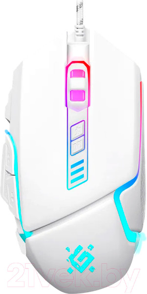Изображение товара Мышь Defender Furia GM-543 Rainbow / 52544 (белый)