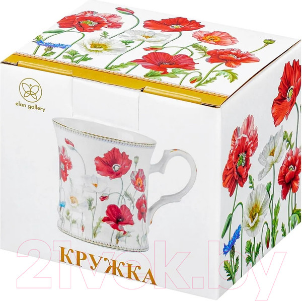 Изображение товара Чашка Elan Gallery Маки / 420488