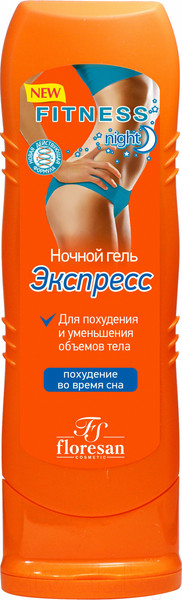 Изображение товара Гель для тела Floresan Fitness Body Экспресс ночной д/похудения, уменьшен. объемов тела (125мл)