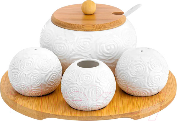 Изображение товара Набор емкостей для хранения Elan Gallery Розы / 540789