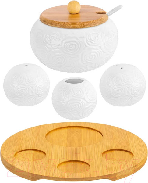 Изображение товара Набор емкостей для хранения Elan Gallery Розы / 540789