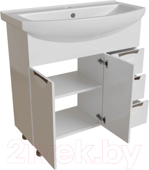 Изображение товара Тумба под умывальник Mixline Этьен 85 553644
