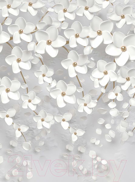 Изображение товара Фотообои листовые Vimala 3D Цветы 2 (270x200)
