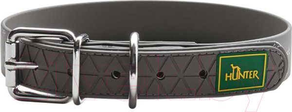 Изображение товара Ошейник HUNTER Collar Convenience Refl / 69130 (55/M-L, серый/звезды)