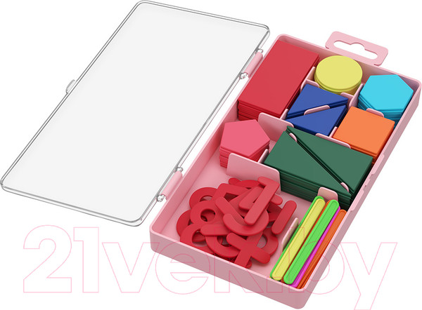 Изображение товара Касса счетных материалов Erich Krause Pastel / 61456 (142шт)