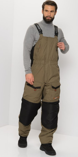 Изображение товара Костюм для охоты и рыбалки Huntsman Siberia / 6770 (р-р 68-70/182-188, хаки/черный)