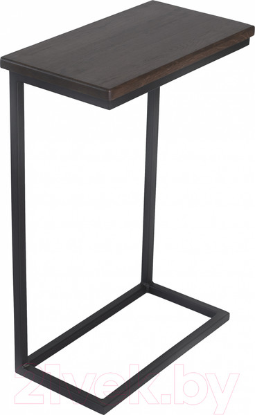 Изображение товара Приставной столик Stal-Massiv Goose (черный/дуб мореный)