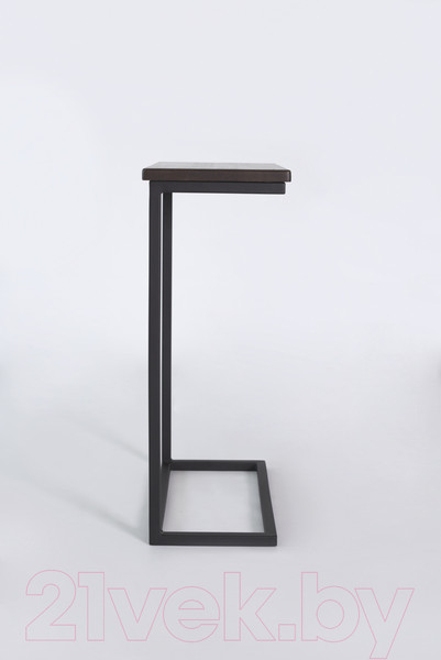 Изображение товара Приставной столик Stal-Massiv Goose (черный/дуб мореный)