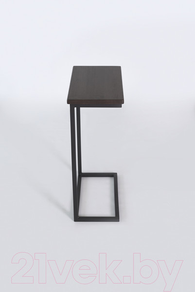 Изображение товара Приставной столик Stal-Massiv Goose (черный/дуб мореный)