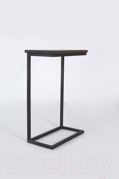 Изображение товара Приставной столик Stal-Massiv Goose (черный/дуб мореный)