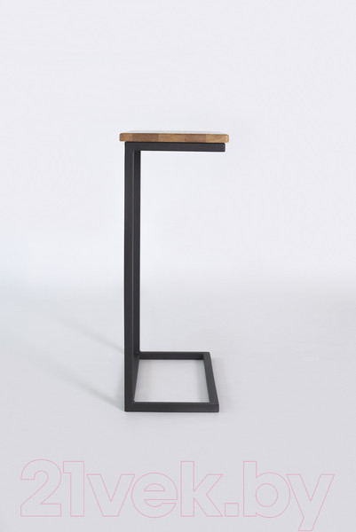 Изображение товара Приставной столик Stal-Massiv Goose (черный/дуб натуральный)