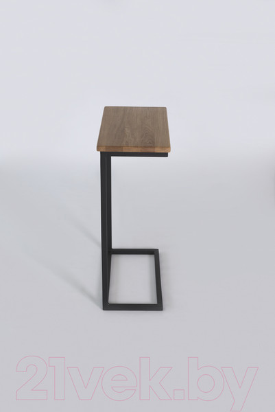 Изображение товара Приставной столик Stal-Massiv Goose (черный/дуб натуральный)