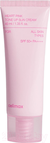 Изображение товара Крем солнцезащитный Celimax Heart Pink Tone Up Sun Cream SPF 50+ PA++++ (40мл)