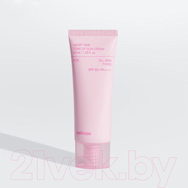 Изображение товара Крем солнцезащитный Celimax Heart Pink Tone Up Sun Cream SPF 50+ PA++++ (40мл)