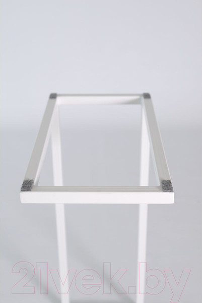 Изображение товара Приставной столик Stal-Massiv Goose (белый/дуб натуральный)