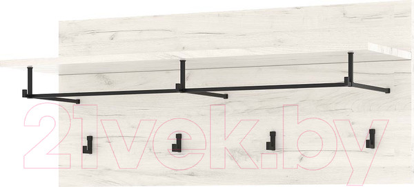 Изображение товара Вешалка для одежды Памир Гретта 900 (крафт белый/антрацит)