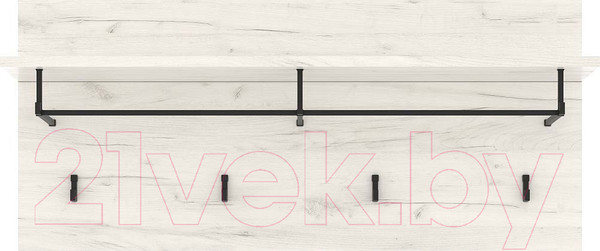 Изображение товара Вешалка для одежды Памир Гретта 900 (крафт белый/антрацит)