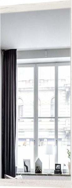 Изображение товара Зеркало Памир Гретта 500 (крафт белый/антрацит)