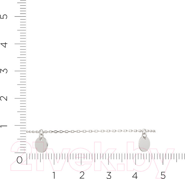 Изображение товара Браслет из серебра ZORKA 0650054.ZZ (18см)