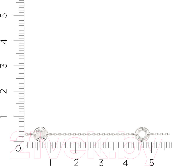 Изображение товара Браслет из серебра ZORKA 0650060 (18см)