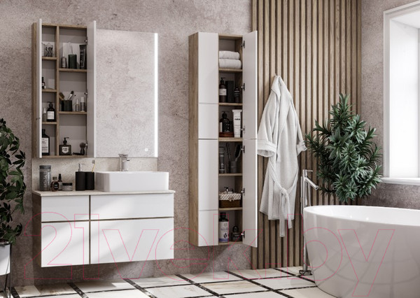 Изображение товара Тумба с умывальником Акватон Мишель 100 (1A2441K3MIDU0)