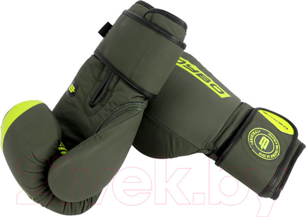 Изображение товара Боксерские перчатки BoyBo Fusion BG-092 (16oz, серо-зеленый)