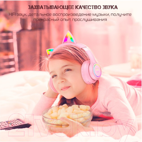 Изображение товара Наушники детские Onikuma B90 Taffy Cat