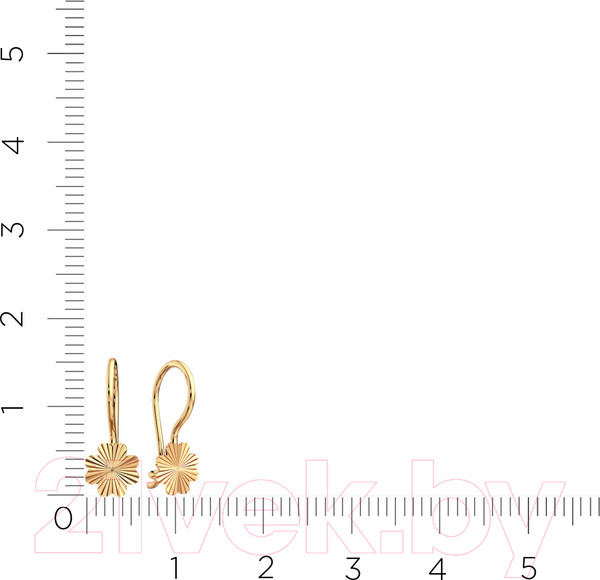 Изображение товара Серьги из розового золота ZORKA 3900144.14K.R.ZZ