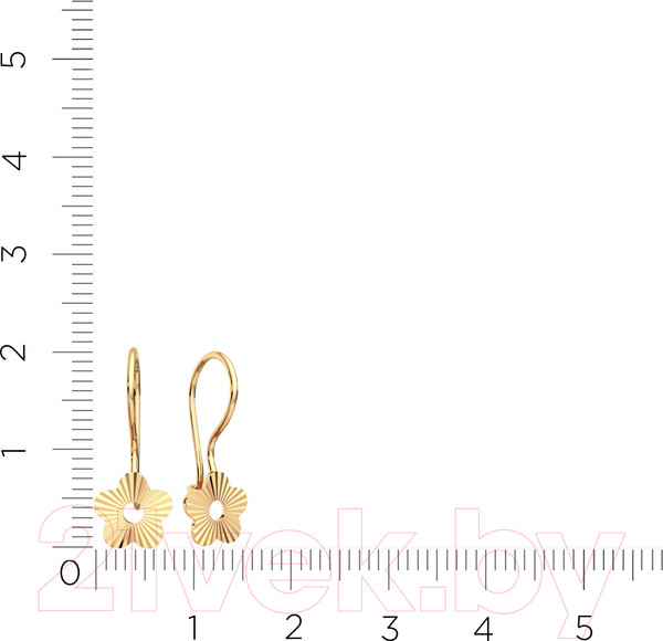 Изображение товара Серьги из розового золота ZORKA 3900148.14K.R