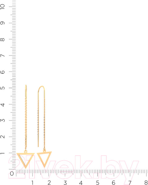Изображение товара Серьги из розового золота ZORKA 390076.14K.R