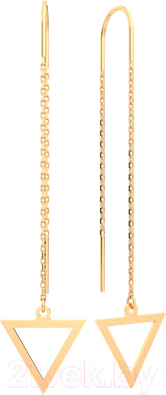 Изображение товара Серьги из розового золота ZORKA 390076.14K.R