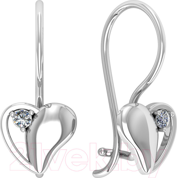 Изображение товара Серьги из серебра ZORKA 0310094/а (с фианитами)
