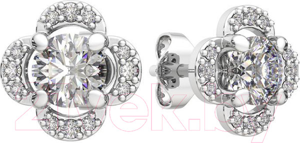 Изображение товара Серьги из серебра ZORKA 0310101 (с фианитами)