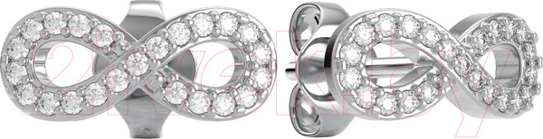 Изображение товара Серьги из серебра ZORKA 0310104 (с фианитами)