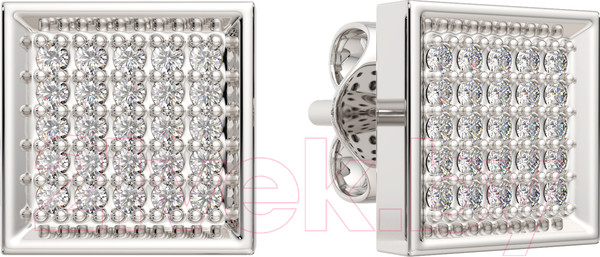 Изображение товара Серьги из серебра ZORKA 03101014.ZZ (с фианитами)