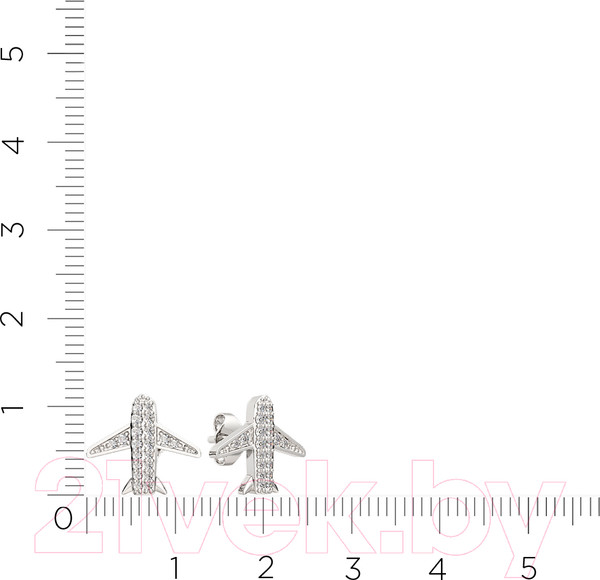 Изображение товара Серьги из серебра ZORKA 03101095.ZZ (с фианитами)