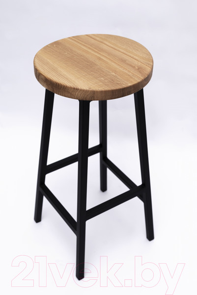 Изображение товара Табурет барный Stal-Massiv SMH-65 (дуб натуральный/черный)