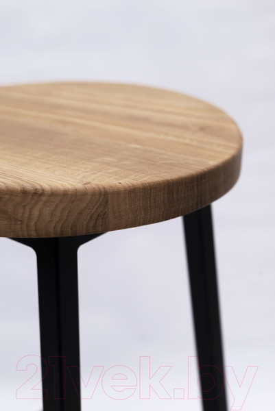 Изображение товара Табурет барный Stal-Massiv SMH-65 (дуб натуральный/черный)