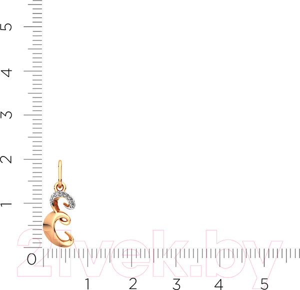 Изображение товара Подвеска из розового золота ZORKA 440260/Е (с фианитами)