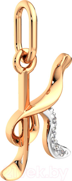 Изображение товара Подвеска из розового золота ZORKA 440260/К (с фианитами)
