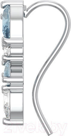 Изображение товара Серьги из серебра ZORKA 0310248.BZ (с фианитами)